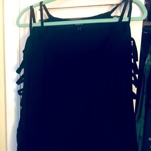 Black 3/4 Sleeve Blouse Size 2X